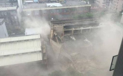 В Китае рухнуло здание, семь человек погибли