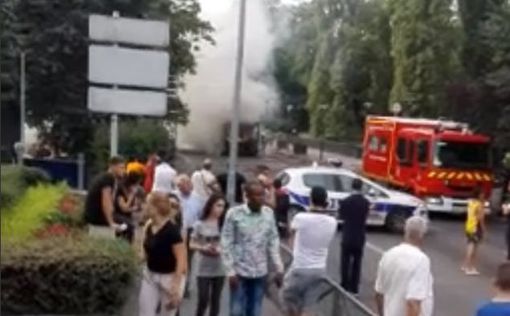 Взрыв автобуса в Париже