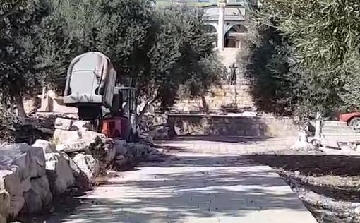 Арабы сгрузили мусор на Храмовой горе