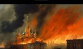 "Москва горит" в стиле Пикассо, Ван Гога, Дали и др. ИИ создал картины. Часть I | Фото 5