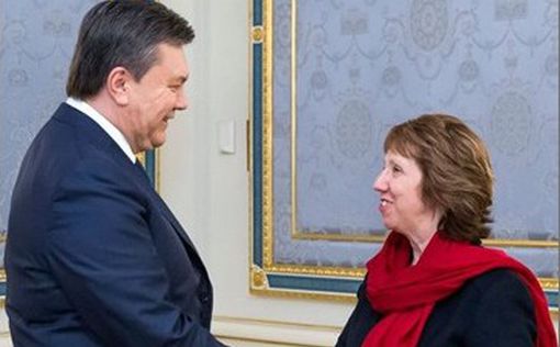 Янукович и Эштон обсудили пути выхода Украины из кризиса