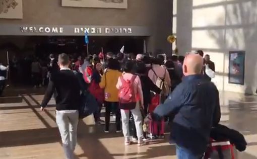 Аэропорт Бен-Гурион: гигантские очереди на въезде в Израиль