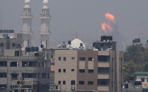 Мощный взрыв в Газе, несколько человек ранены