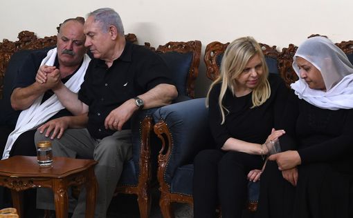Нетаниягу посетил семьи убитых офицеров МАГАВа
