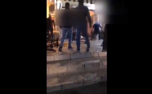 Видео: погром в ресторане в Нацерете