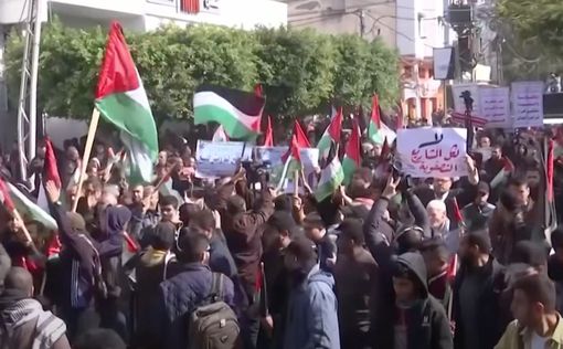 Палестинцы на Западном берегу протестуют против аннексии