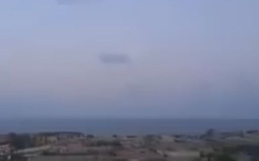 Видео: обстрел израильского патрульного катера из Газы