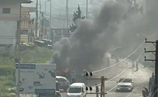Ливан: Целенаправленная атака на автомобиль в 17 км от границы: видео
