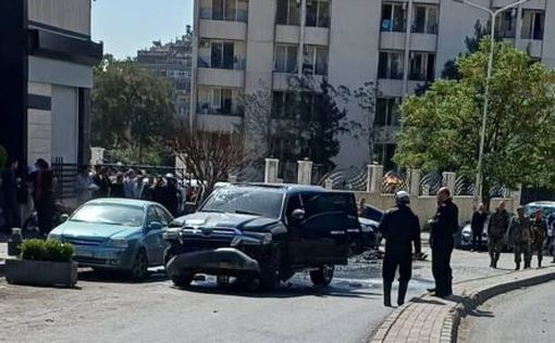 В посольском районе Дамаска взорвался заминированный автомобиль