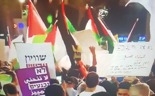 Сотни флагов ООП в Тель-Авиве показали, чего хотят арабы
