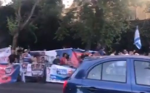 Видео: демонстрации под Кфар-Маккабия