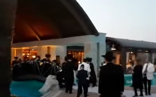 ЧП на свадьбе хасидов в Греции