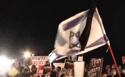 Сотни человек протестовали против карантина в Тель-Авиве