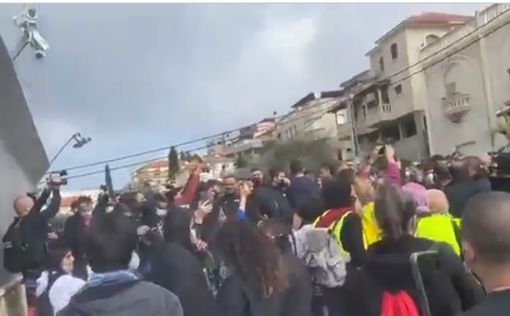 Видео: массовая акция протеста в Умм-эль-Фахм